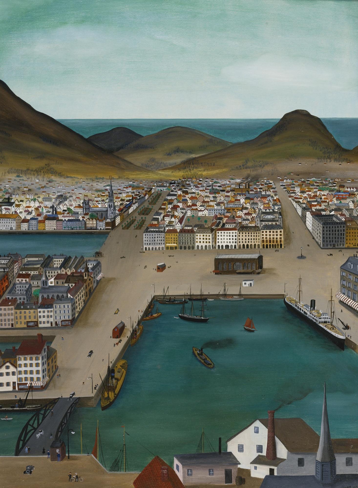 Hilaire Hiler - Harbour Dawn