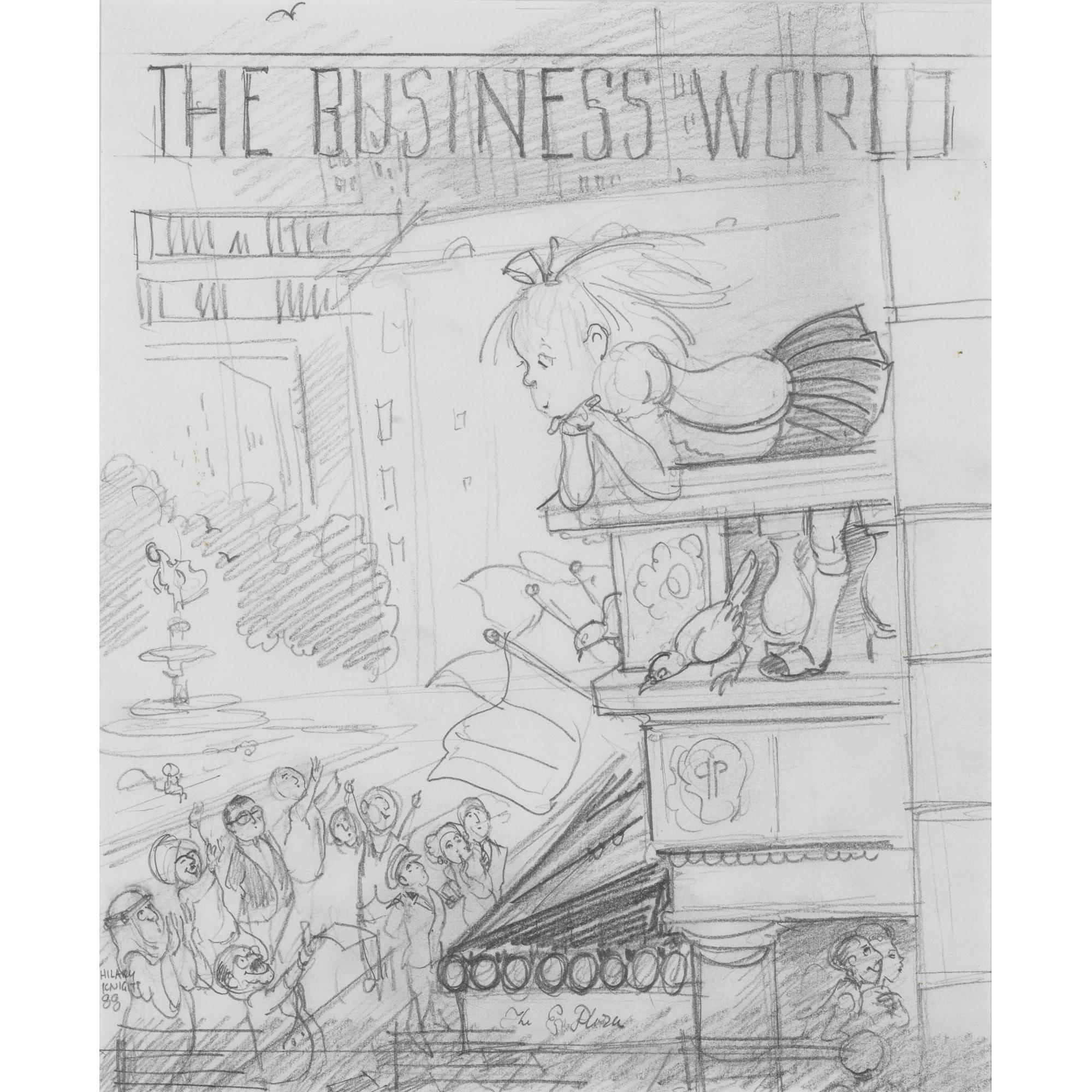 Hilary Knight - Illustration For Eloise:  The Business World
