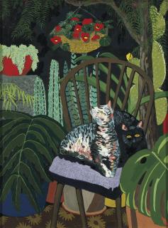 Hilary Pecis - Garden Cats