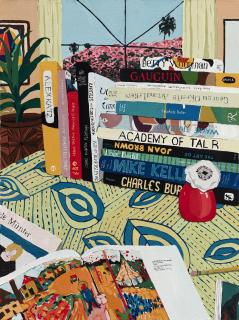 Hilary Pecis - Table Top Book Stack