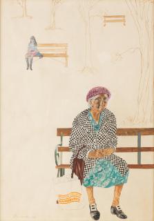Hilda Bernstein - The Park Bench