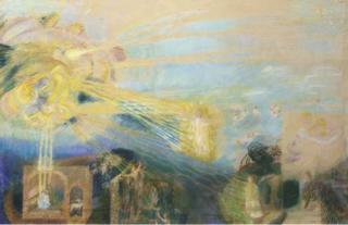 Hilda Carline - A Vision of God in Heaven