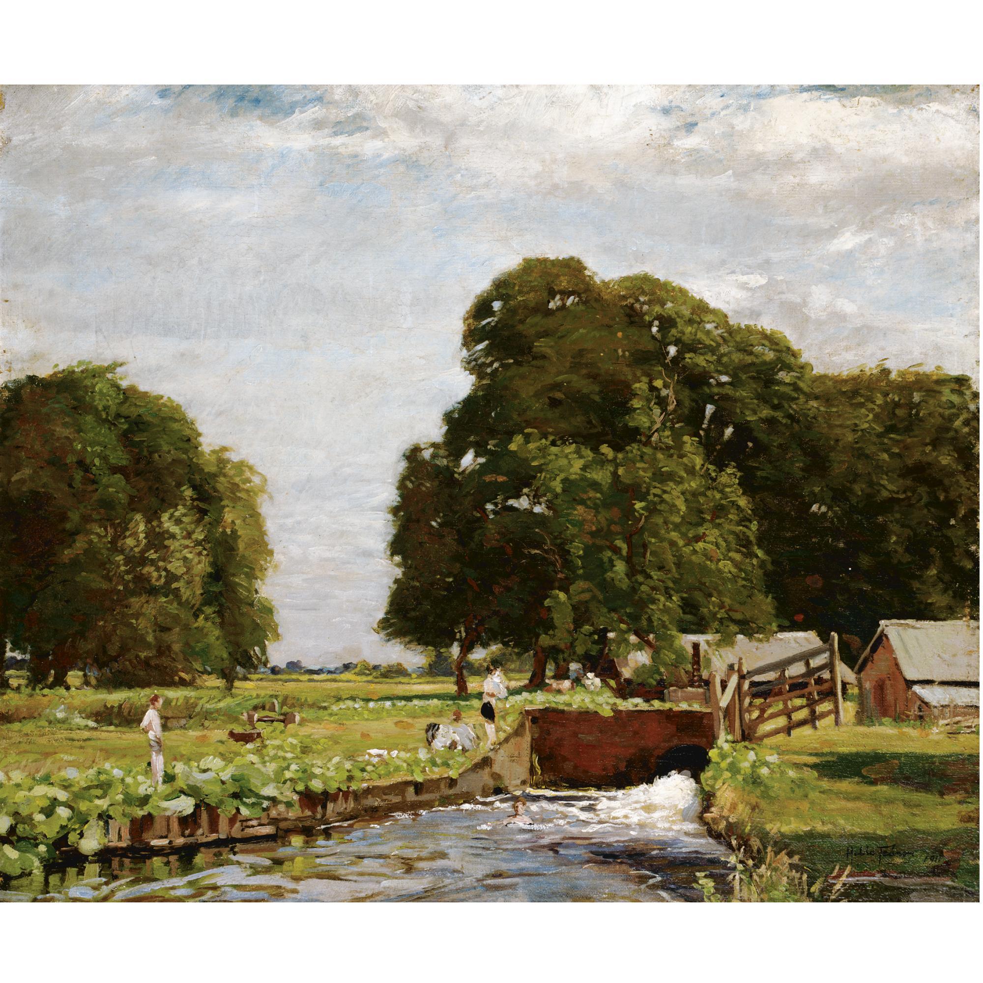 Hilda Fearon - Summer Swimming In The Weir