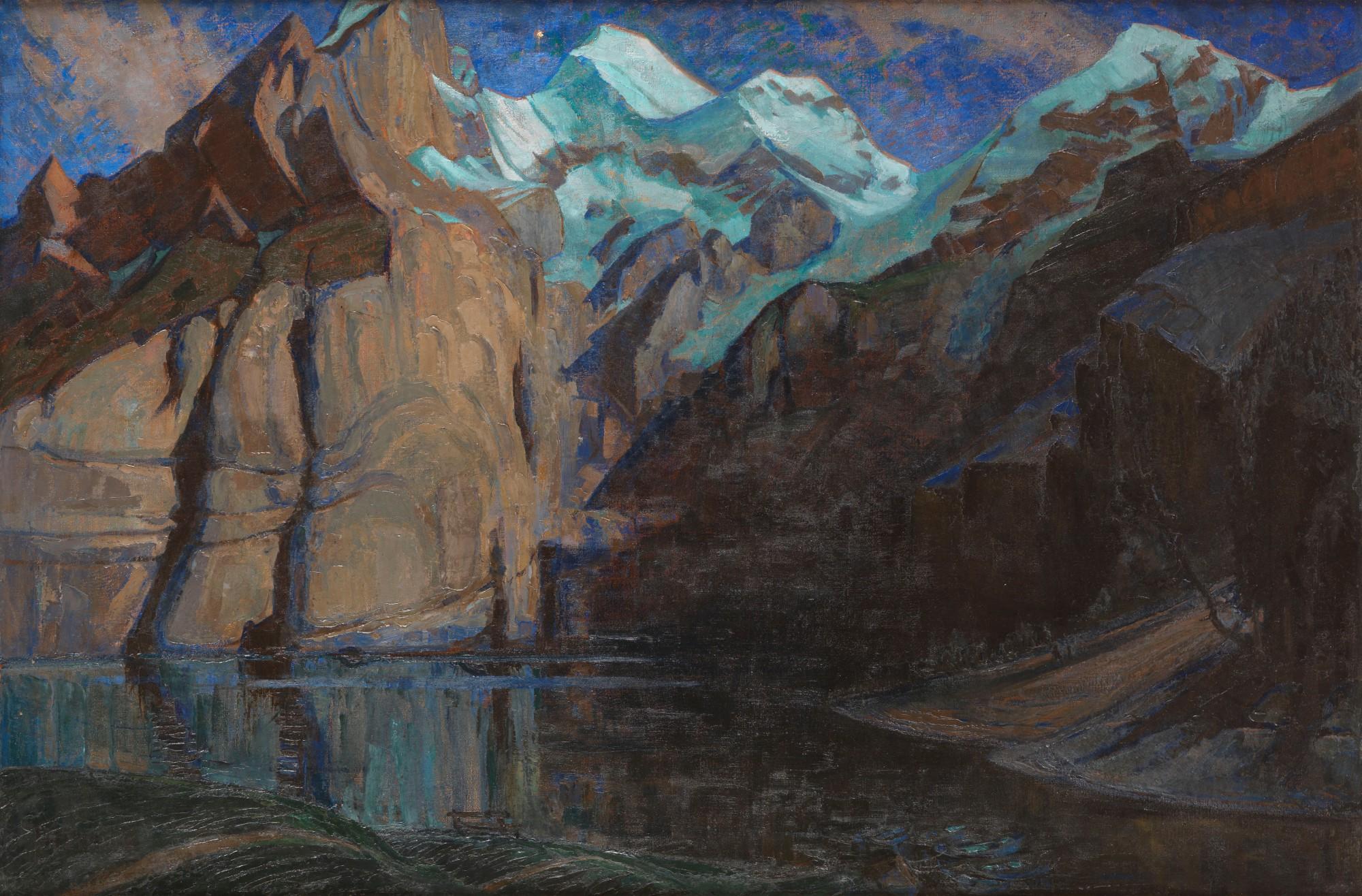 Hilda Marion Hechle, R.B.A. - Nocturne Des Alpes