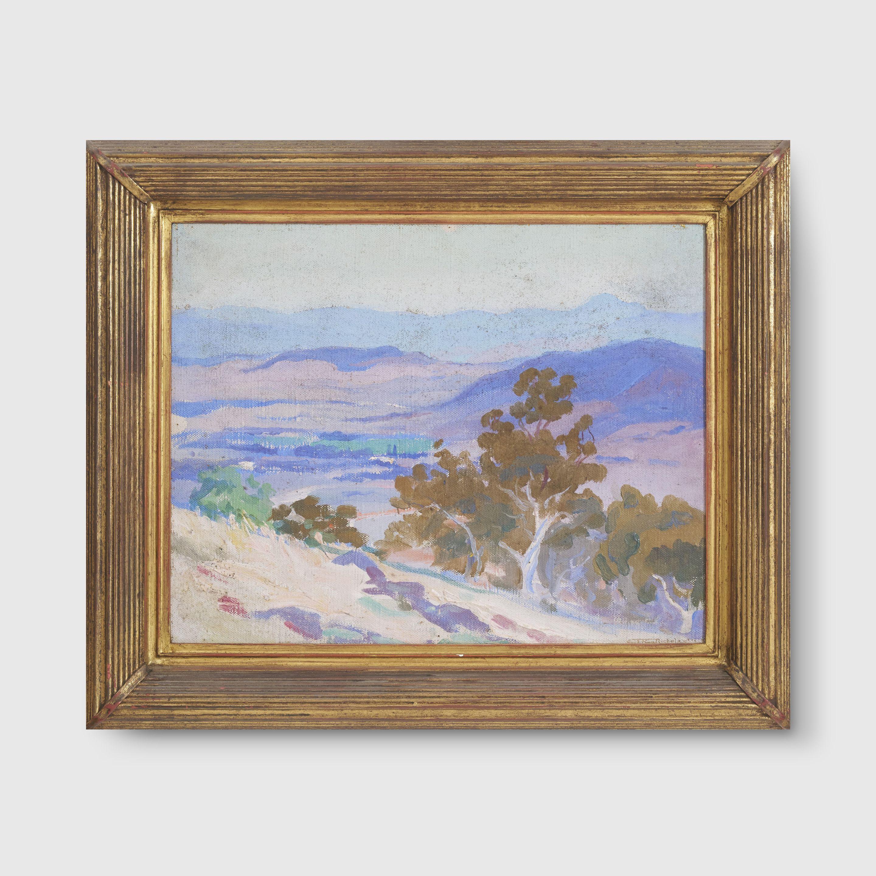 Hilda Rix Nicholas - Canberra Hillside (Knockalong)