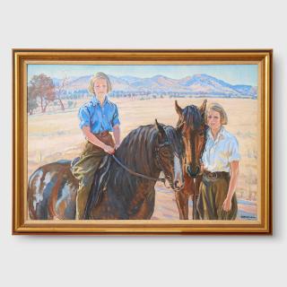 Hilda Rix Nicholas - Children at Mount Annan, Holbrook