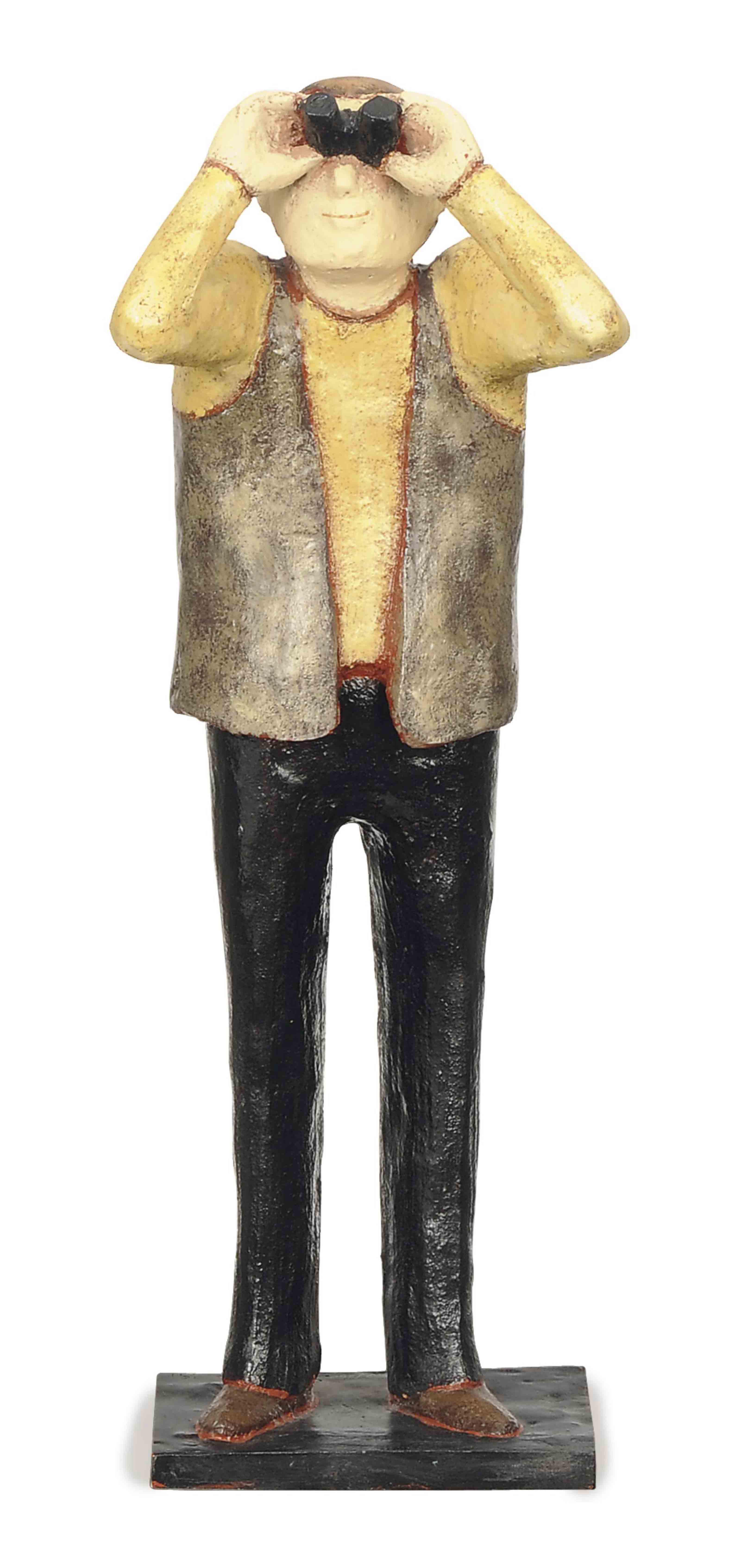 Hilda Steckel - Man With Binoculars