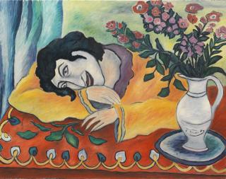 Hildegard Auer - Gelber Kimono