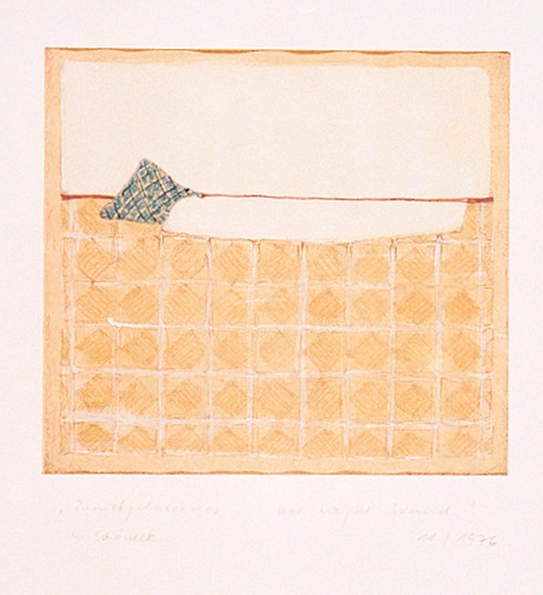 Hildegard Schöneck - Zurückgelassen vor weißer Wand