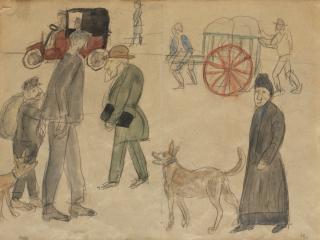 Hilding Linnqvist - Flanörer i Chinon