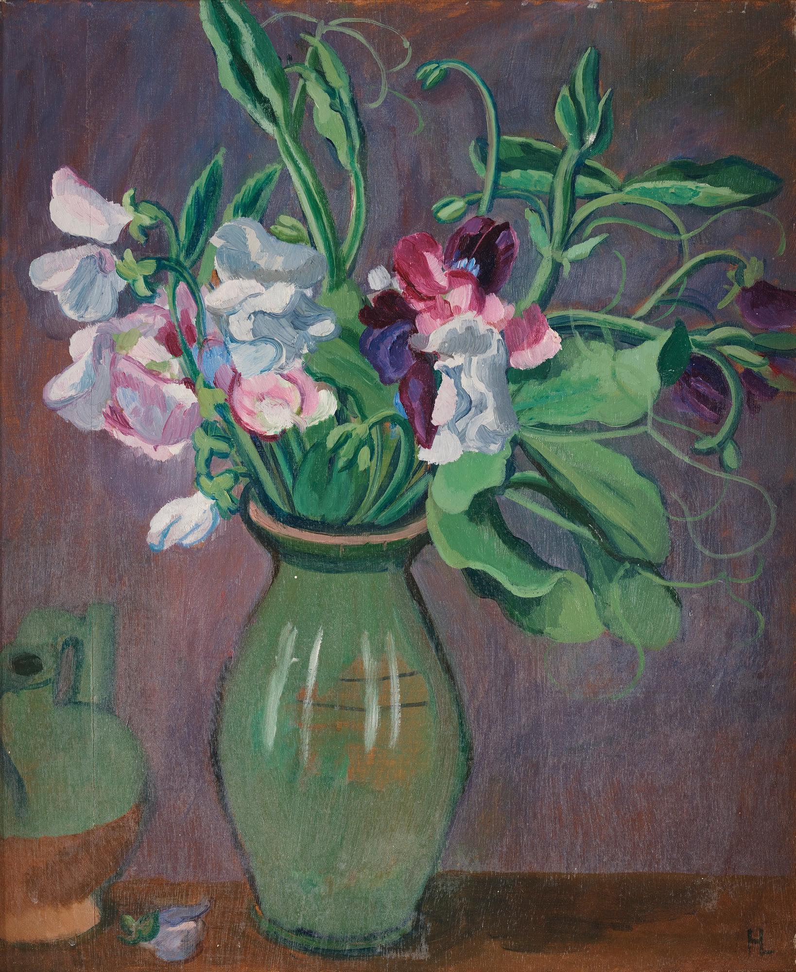 Hilding Linnqvist - Still life with flowers