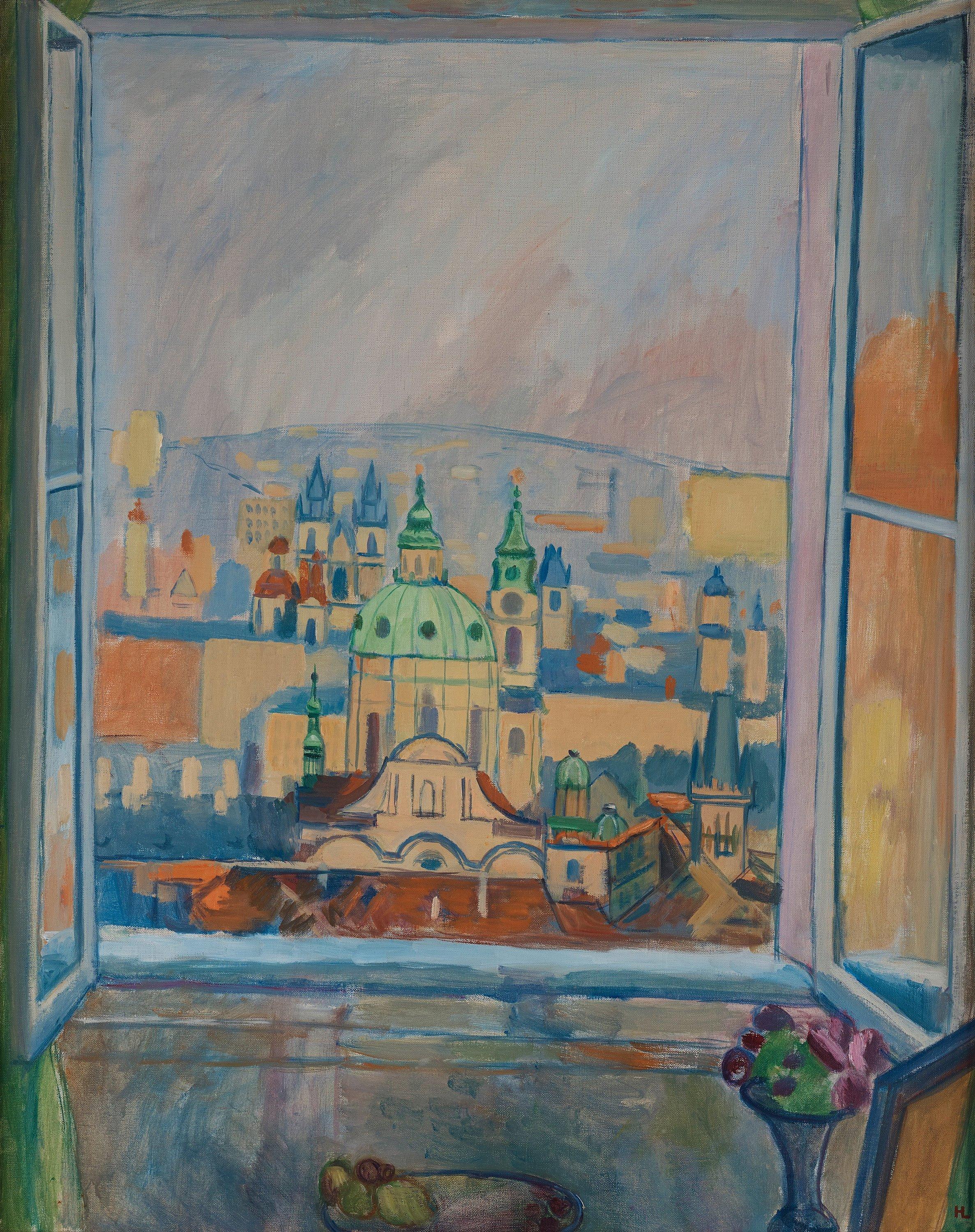 Hilding Linnqvist - View from Prague.