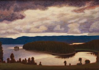 Hilding Werner - Landscape, Glafsfjorden