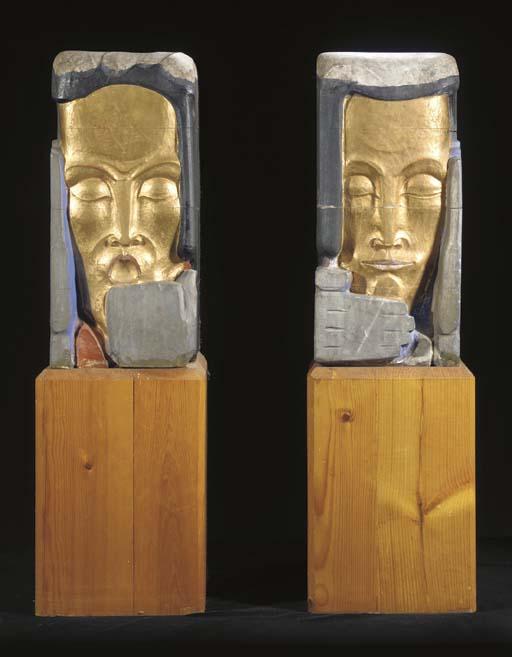 Hildo Krop - Actie naar buiten - Actie naar binnen, a pair