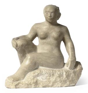 Hildo Krop - Seated nude