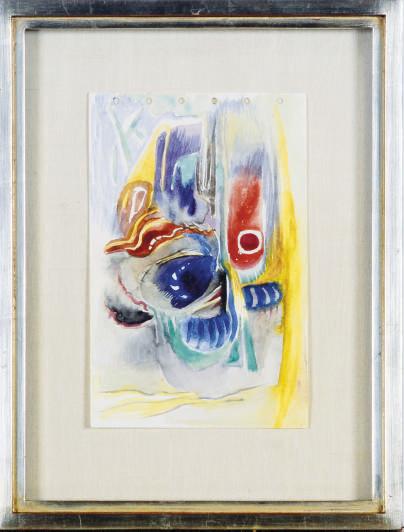 Hilla Rebay - HRW248; and a companion watercolor