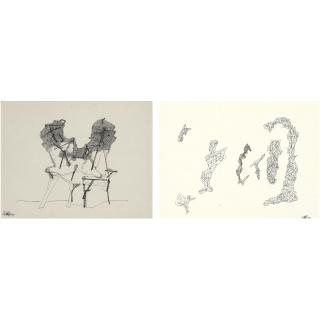 Himmat Shah - Two Untitled Works