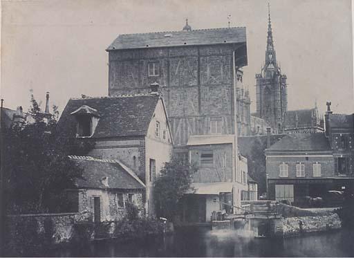 Hippolyte Bayard - Vue prise à Evreux, 1851