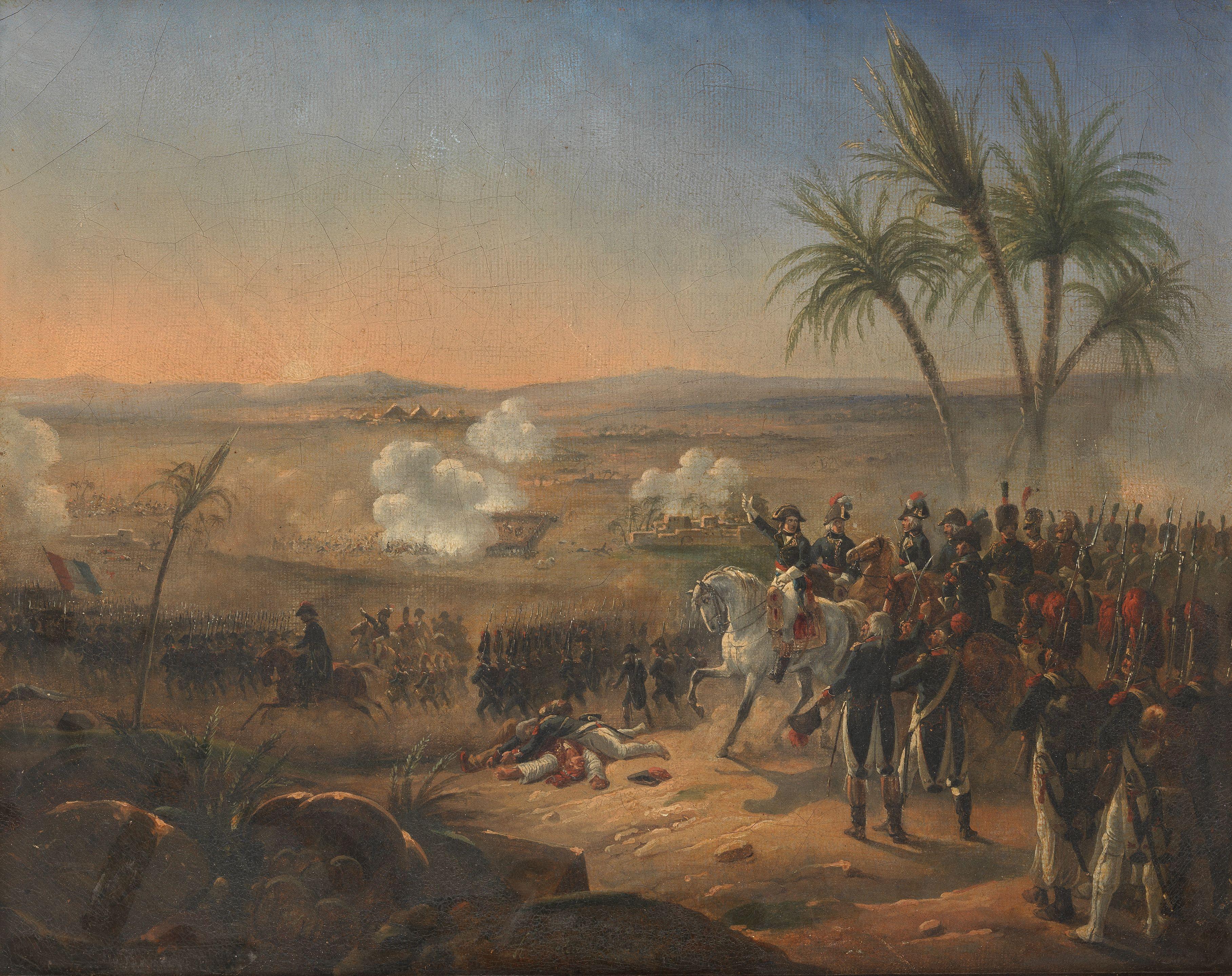 Hippolyte Bellangé - Bonaparte Haranguing His Troops During The Battle Of The Pyramids