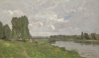 Hippolyte Camille Delpy - Au Bord de la Seine
