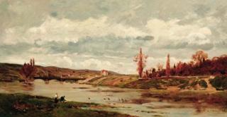Hippolyte Camille Delpy - Bord de l\'Oise