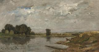 Hippolyte Camille Delpy - Washing in the river