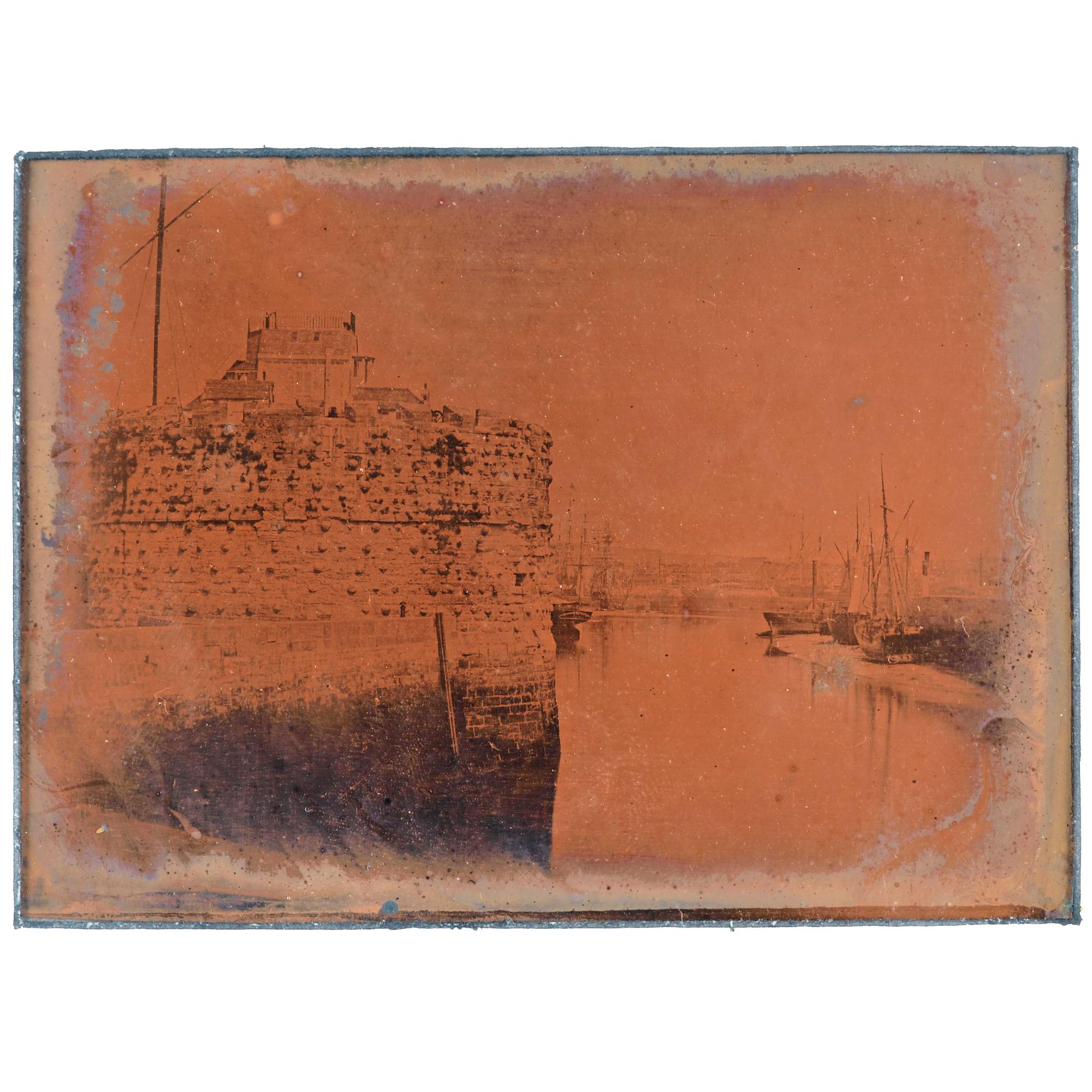 Hippolyte Fizeau - Entrée Du Port Du Havre, Vers 1841