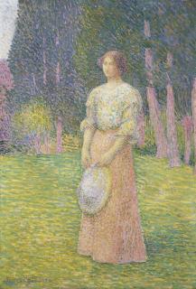 Hippolyte Petitjean - Femme au jardin
