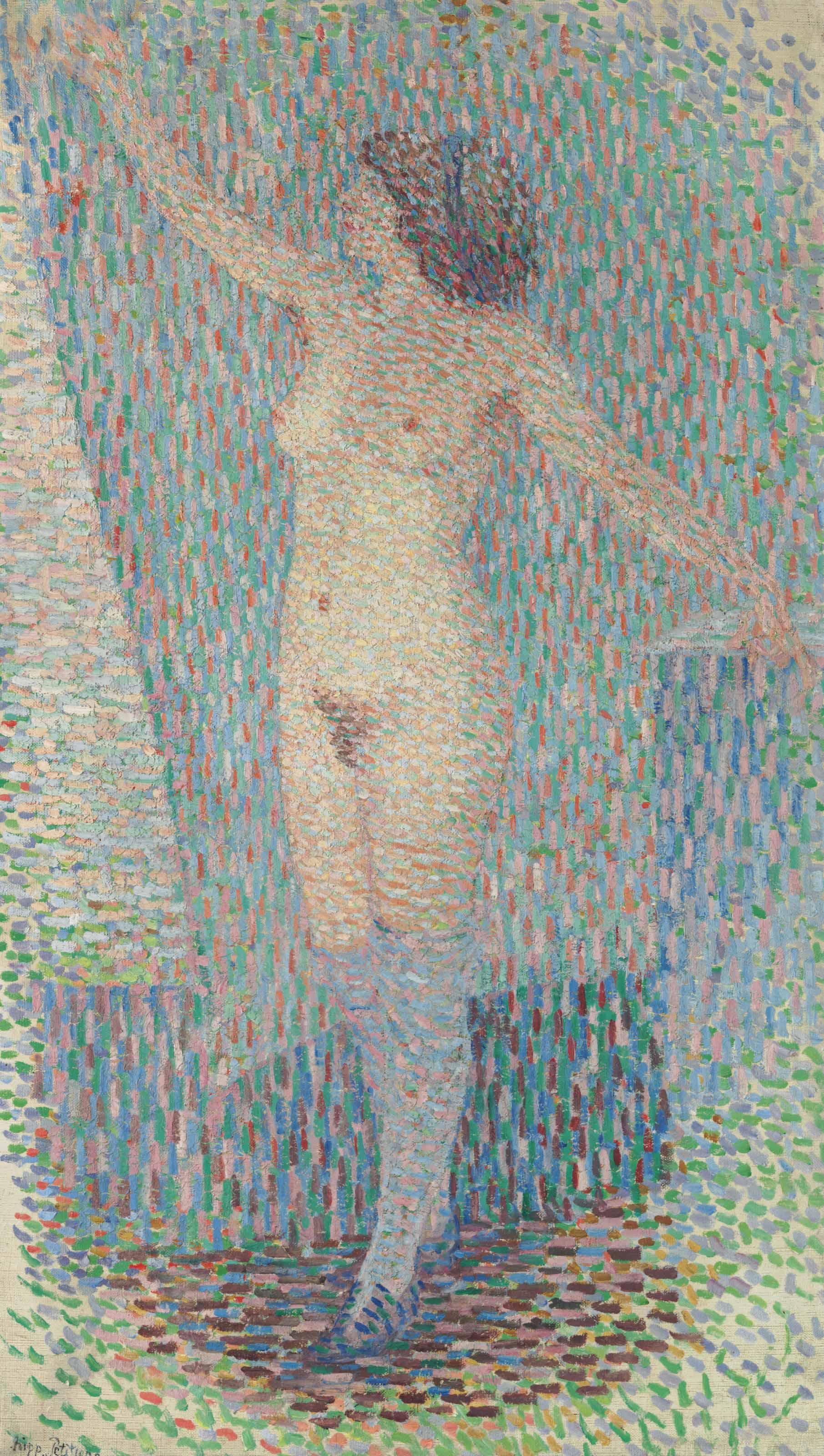 Hippolyte Petitjean - Nu au voile