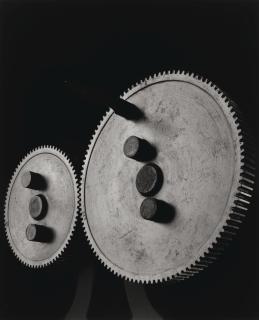 Hiroshi Sugimoto - Conceptual Forms (Spur Gears), 2004Silver Print, Flush-Mounted On Card. Embossed  \'9/25 0034\' In The Lower Right Margin. Mounted And Framed.