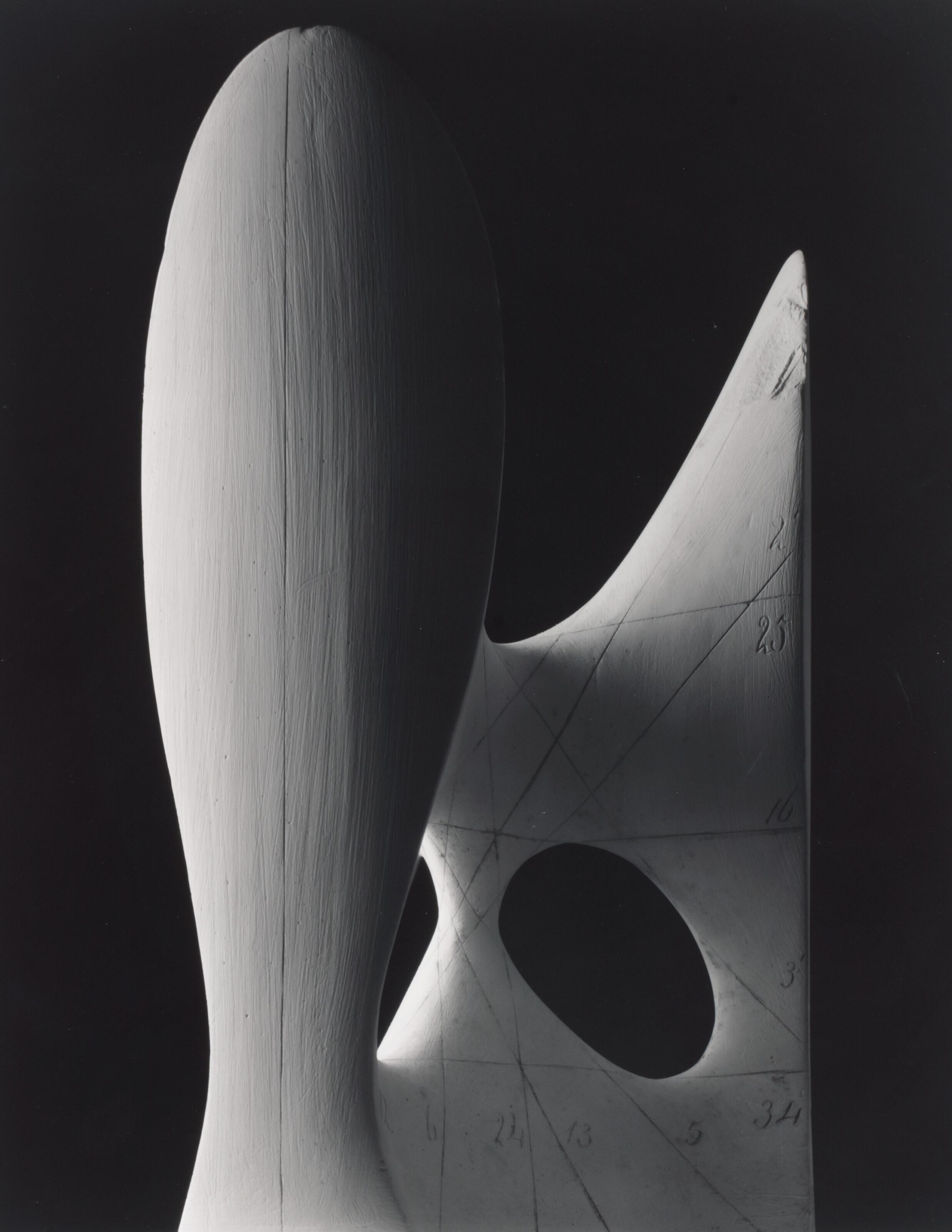 Hiroshi Sugimoto - Mathematical Form: Surface 0012 (Diagonal Clebsch surface, cubic with 27 lines), 2004