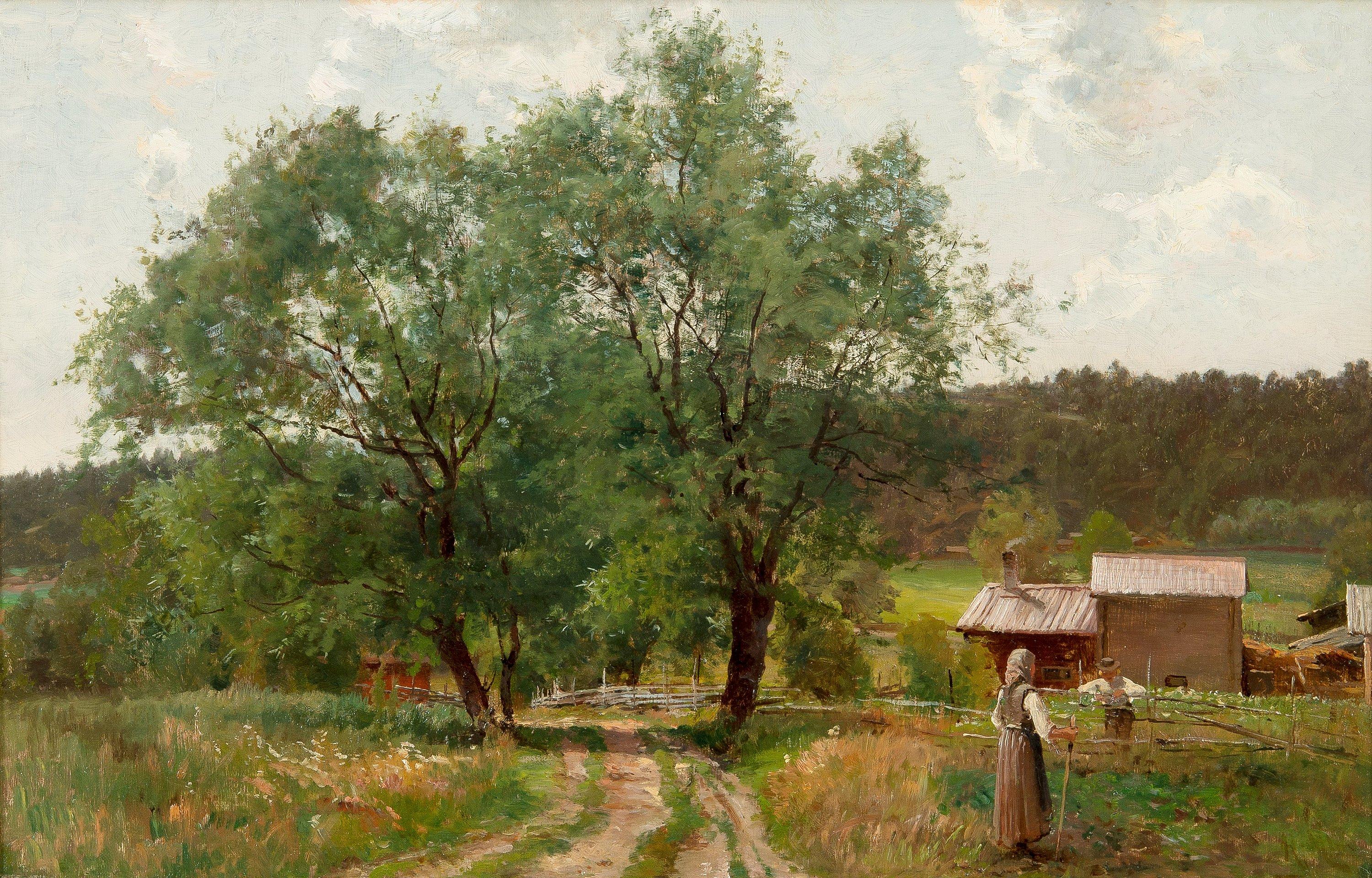 Hjalmar Munsterhjelm - A Summer Day In The Countryside.