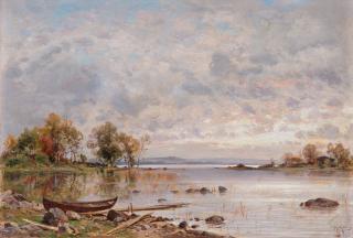 Hjalmar Munsterhjelm - Autumn At The Shore.