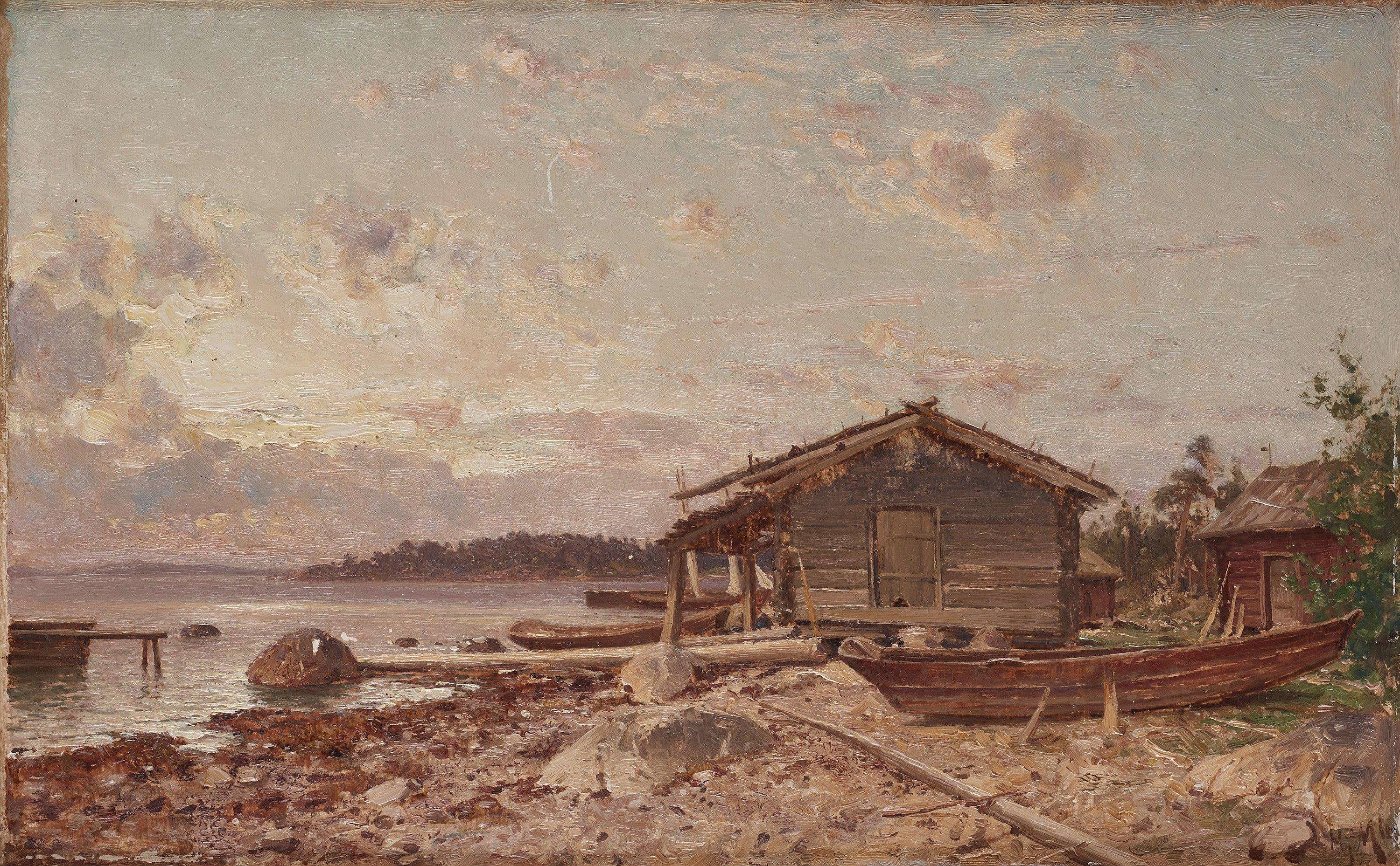 Hjalmar Munsterhjelm - Coast landscape