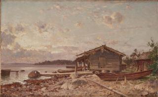 Hjalmar Munsterhjelm - Coast landscape