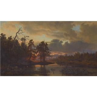 Hjalmar Munsterhjelm - Finnish a Finnish Landscape