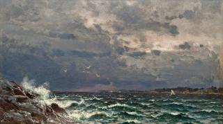 Hjalmar Munsterhjelm - Stormy Sea.