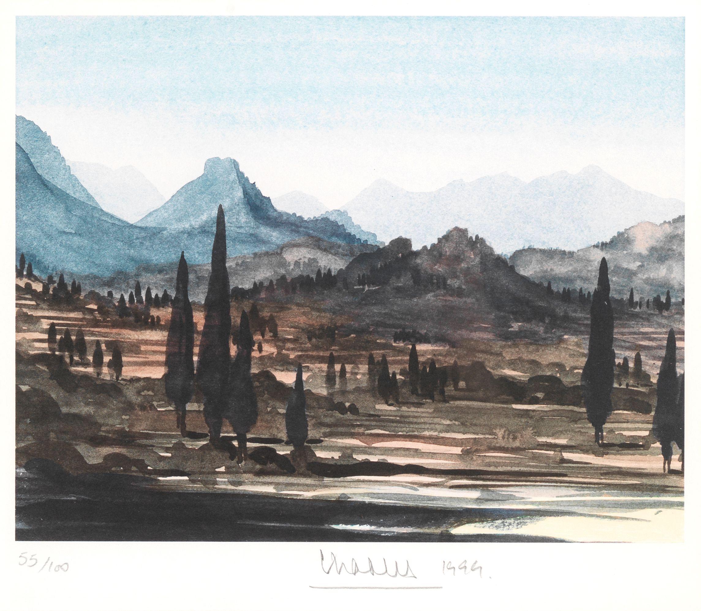 Hm King Charles III - Greek Landscape, Summer