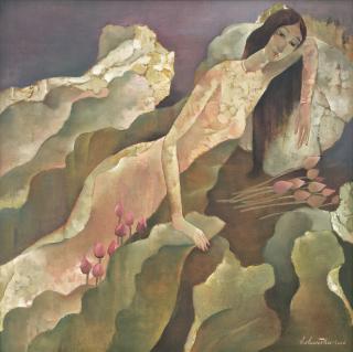 Ho Huu Thu - Lady And Lotuses