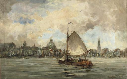 Hobbe Smith - Sailing on the IJ, Amsterdam