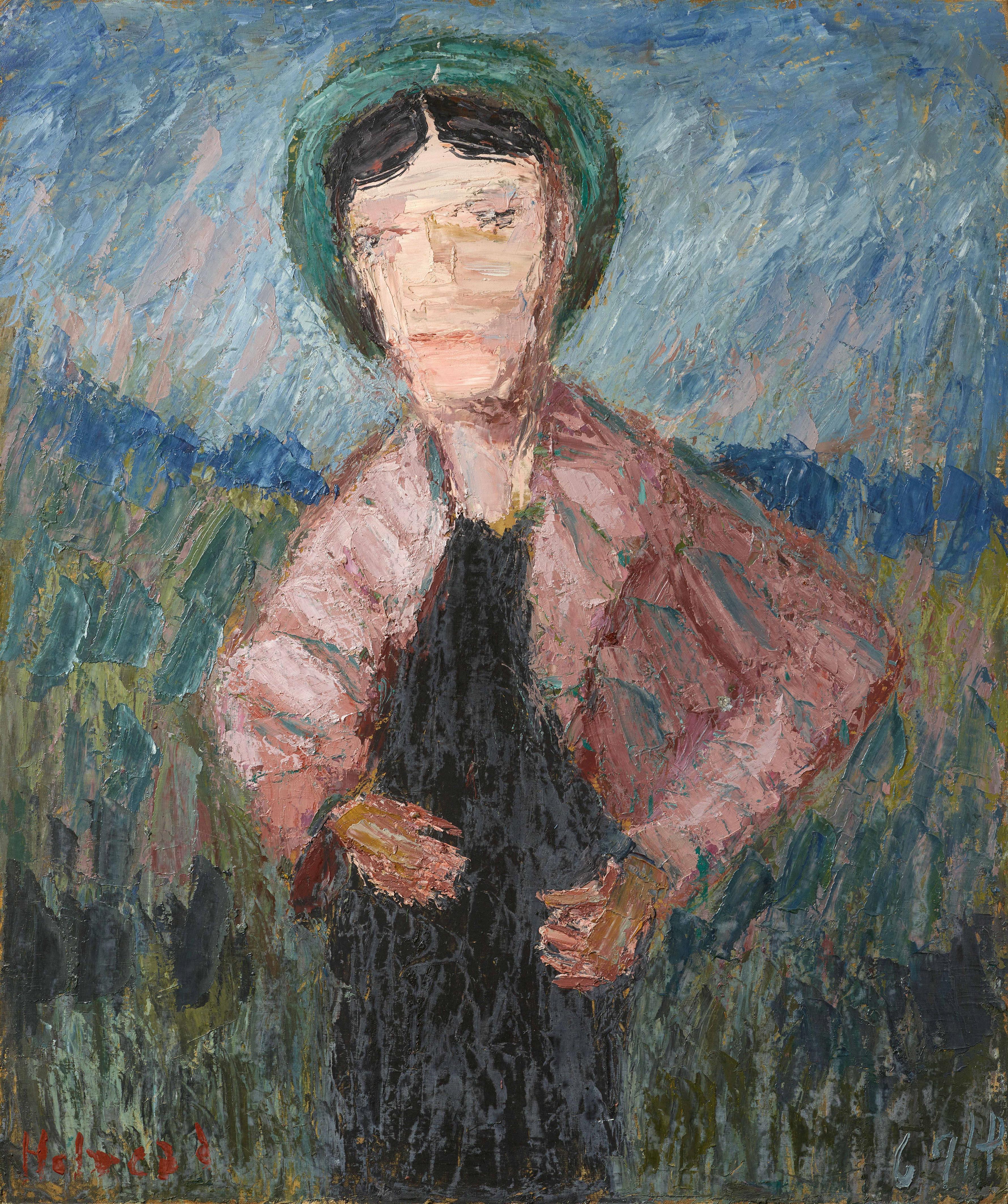 Holmead - Frau mit grüner Kappe