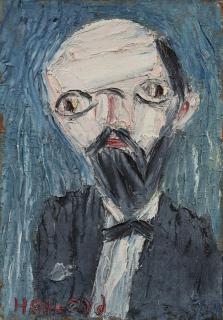 Holmead - Mann mit schwarzem Spitzbart und Brille (Mathematikprofessor)