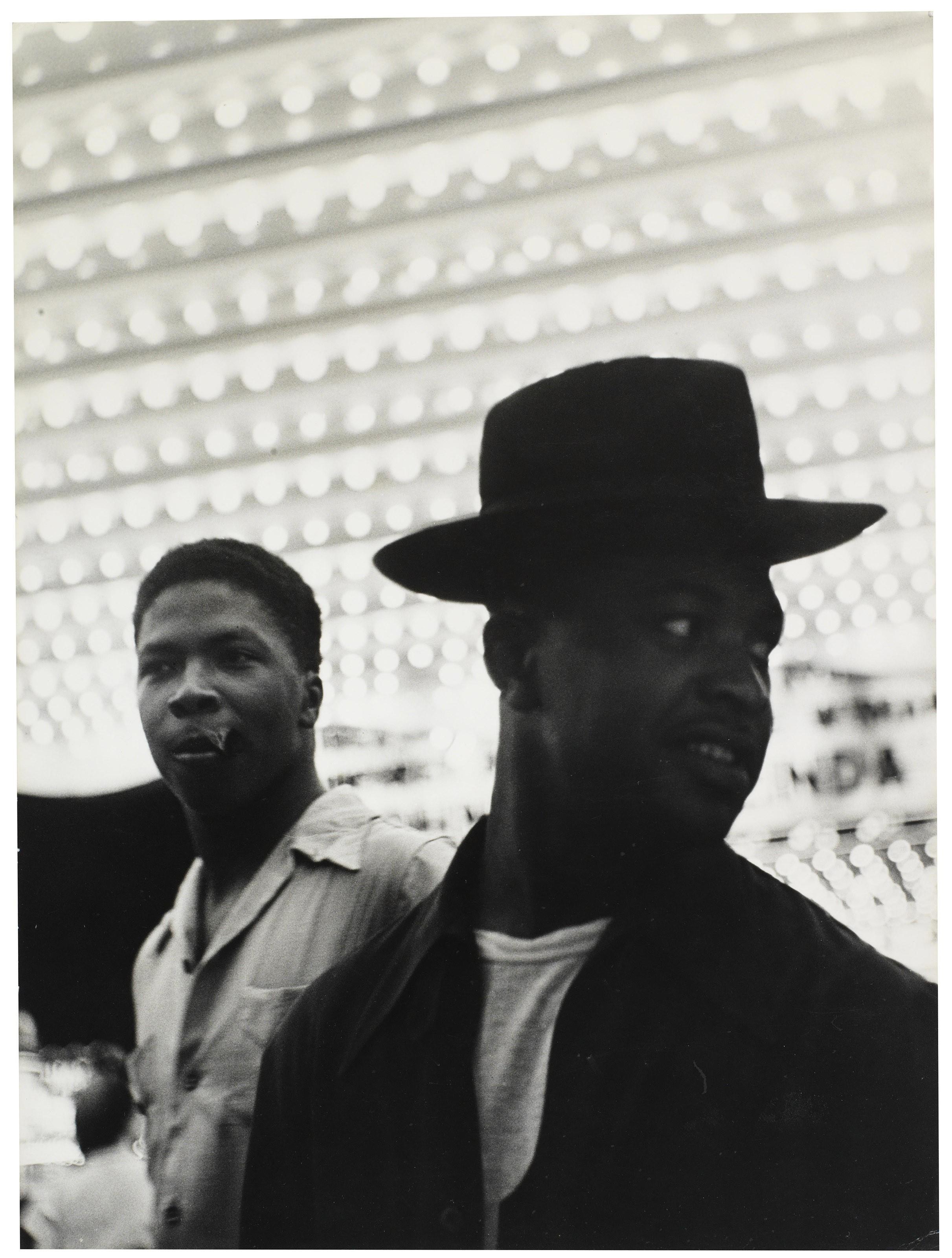 Homer Page - Negroes under Marquee Lights, 1949