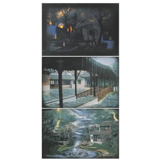 Hong Lei - China Scenery: Wind, Water, Fire (Set Of Three)