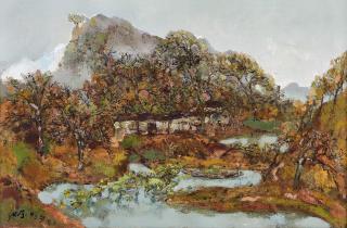 Hong Ling - Autumn River(Painted In 1995-2001)
