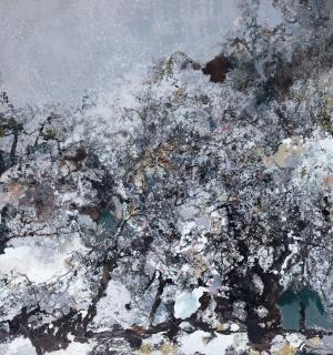 Hong Ling - Snowy Mountain(Painted in 2006)