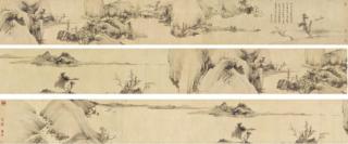 Hong Ren - Landscape along the River