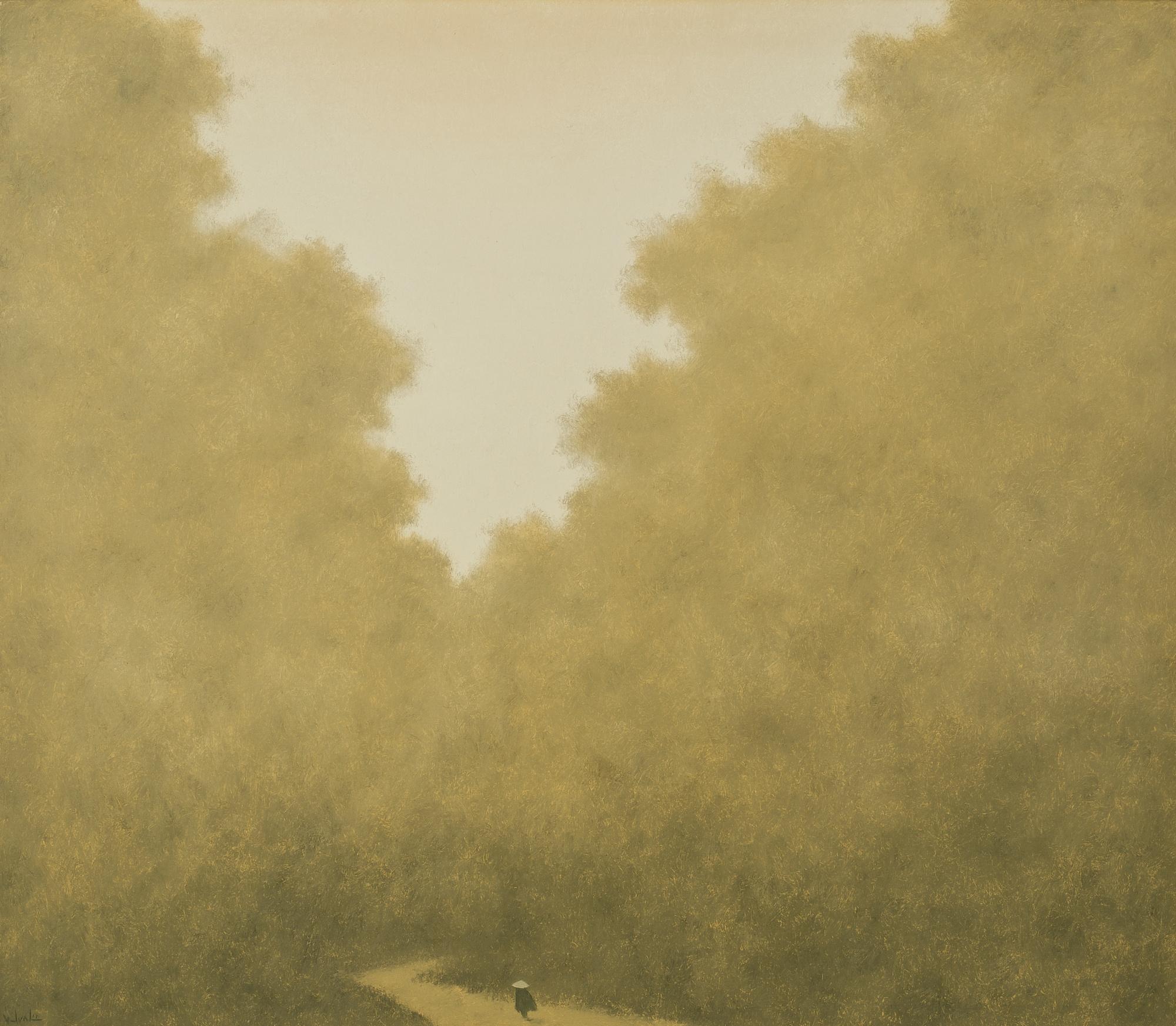 Hong Viet Dung - Landscape With Figure