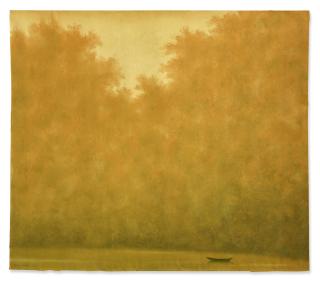 Hong Viet Dung - Lone Canoe Against Tropical Forest