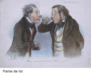 Honore Daumier - Croquis D\'Expressions